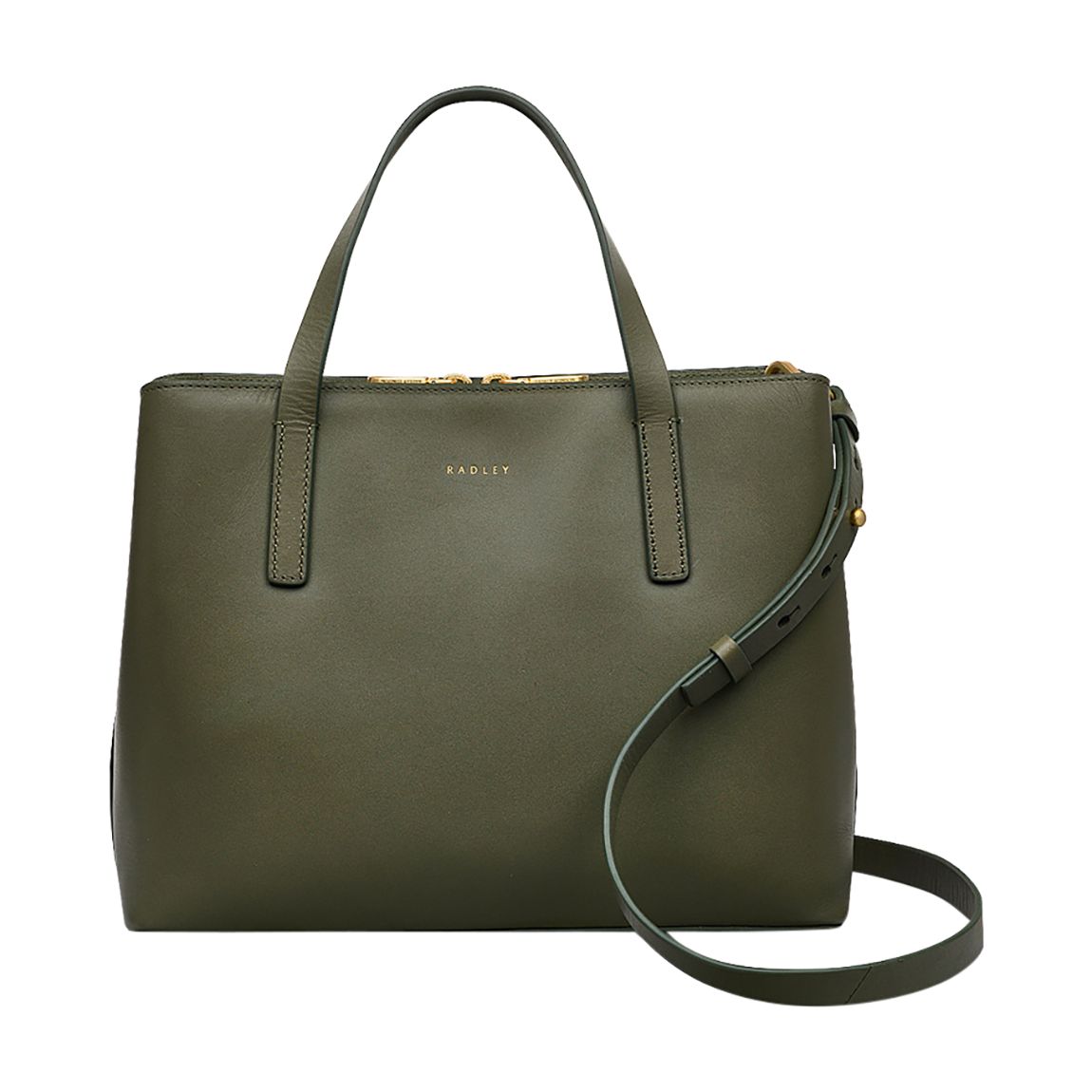 Dark Olive Dukes Place Medium Zip top Grab Bag main product photo