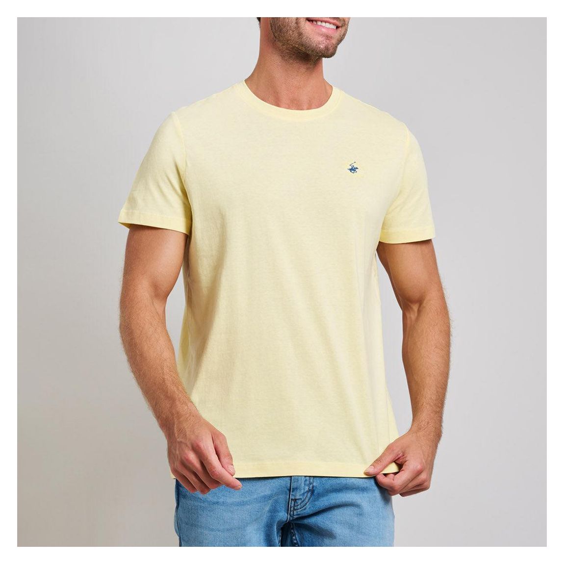 Yellow Crew Neck Cotton T-Shirt main product photo