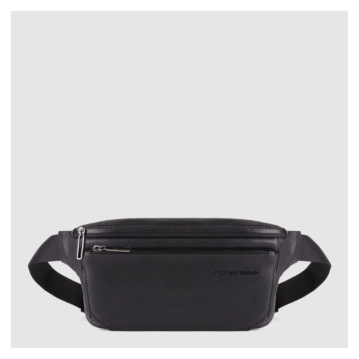 Black Leather Bum Bag main product photo