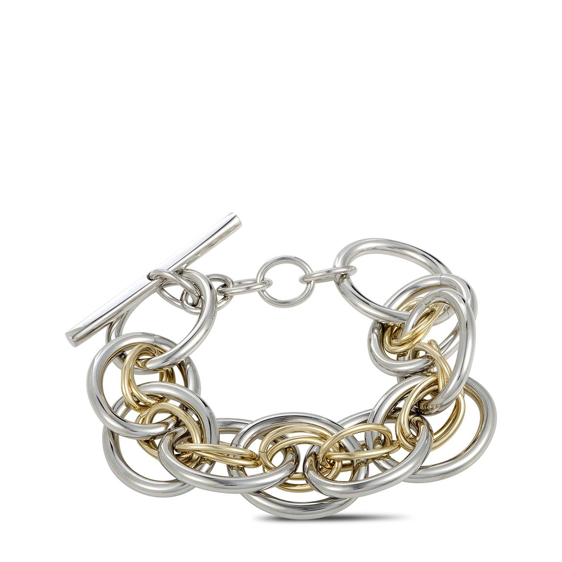 Calvin Klein Stainless Steel and Yellow PVD Chain Bracelet main product photo