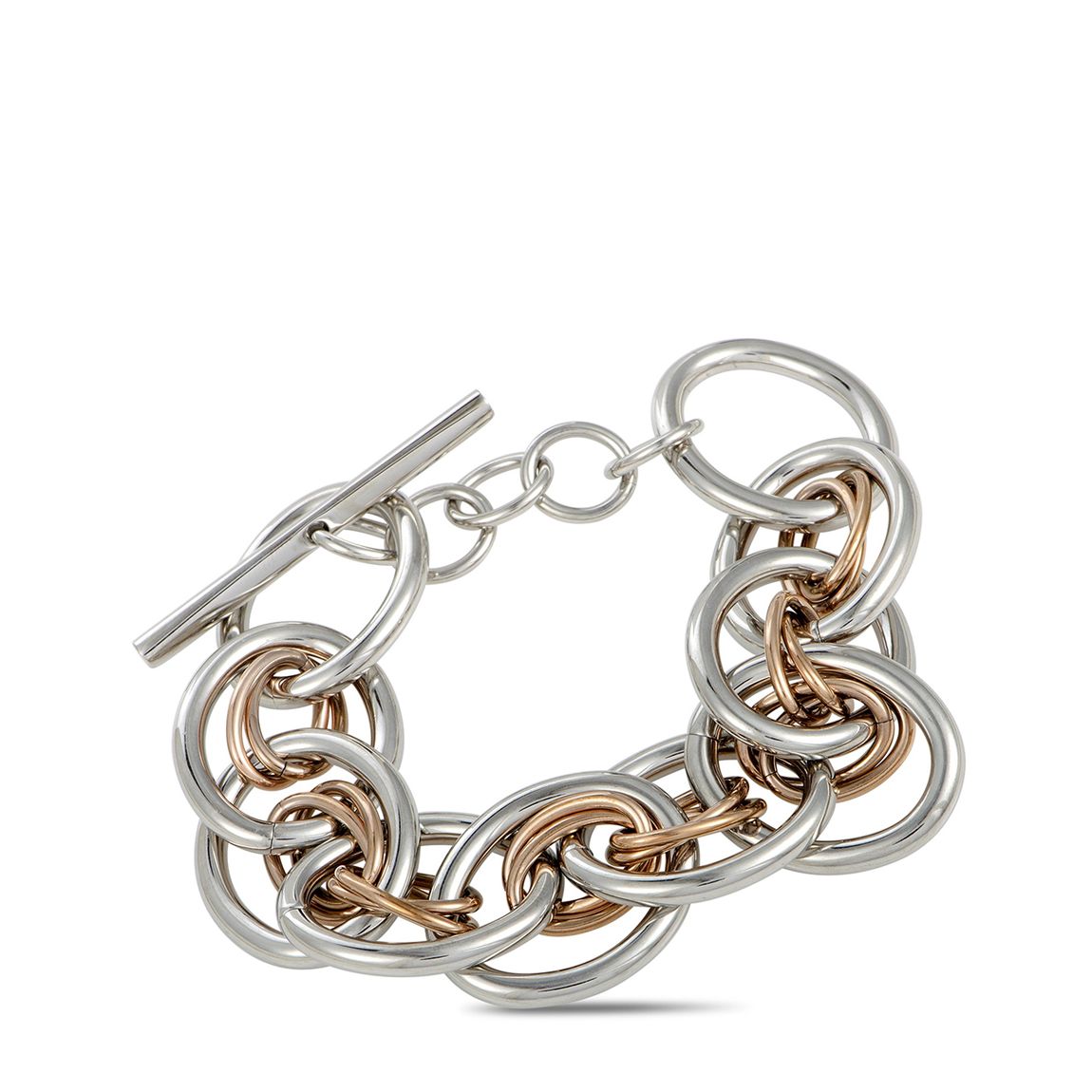 Calvin Klein Stainless Steel and Pink PVD Chain Bracelet main product photo