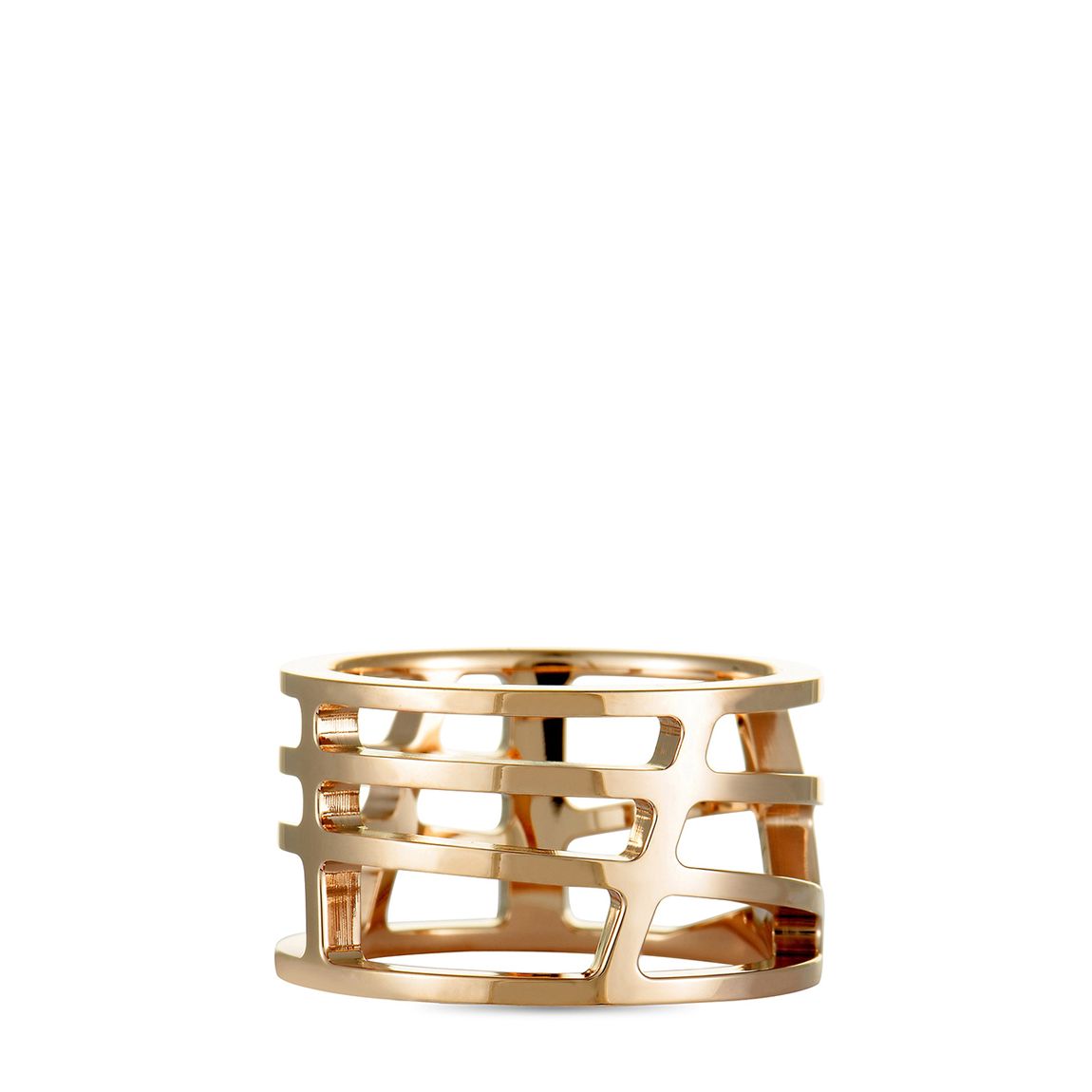 Calvin Klein Stainless Steel and Pink PvD Band Ring main product photo