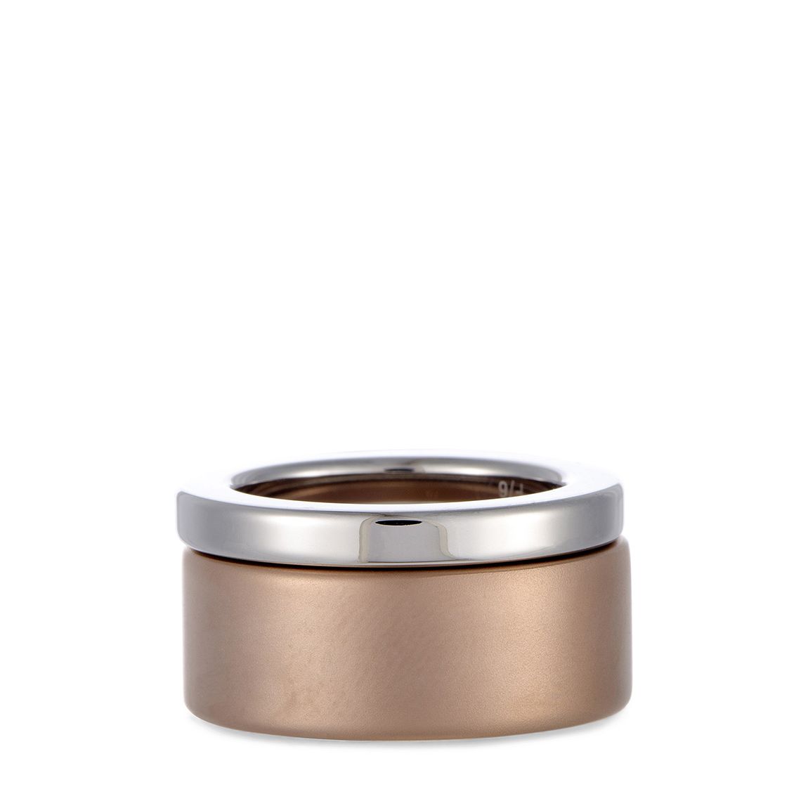 Calvin Klein Stainless Steel and Pink PVD Band Ring main product photo