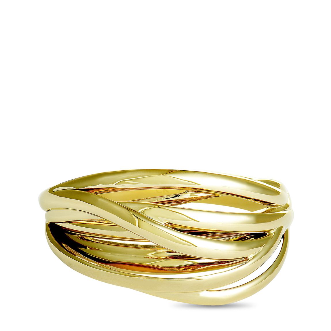 Calvin Klein Stainless Steel and Gold PVD Bangle Bracelet main product photo