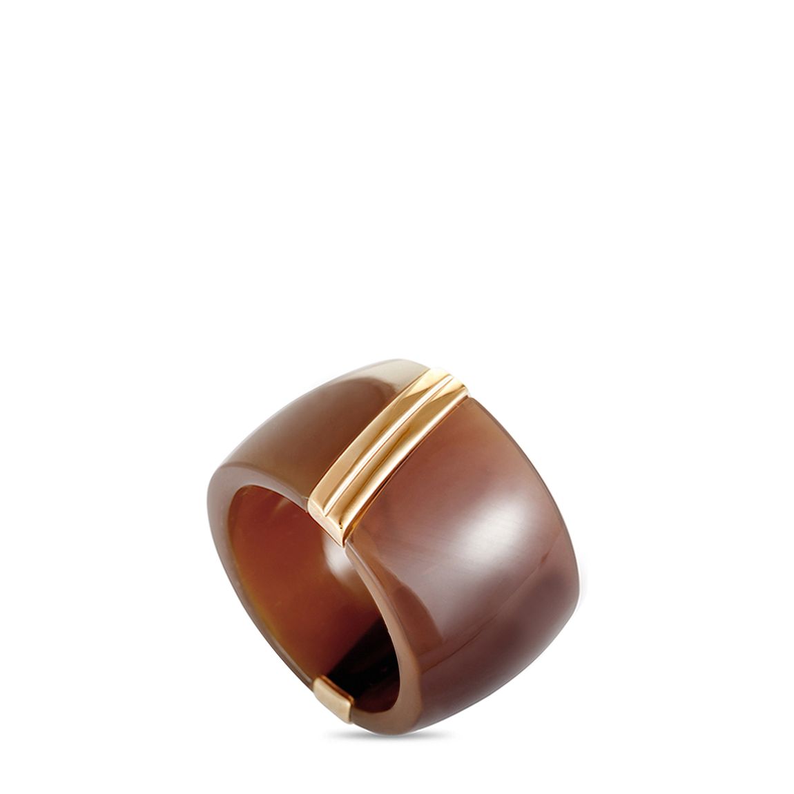 Calvin Klein Stainless Steel and Gold PvD Band Ring main product photo