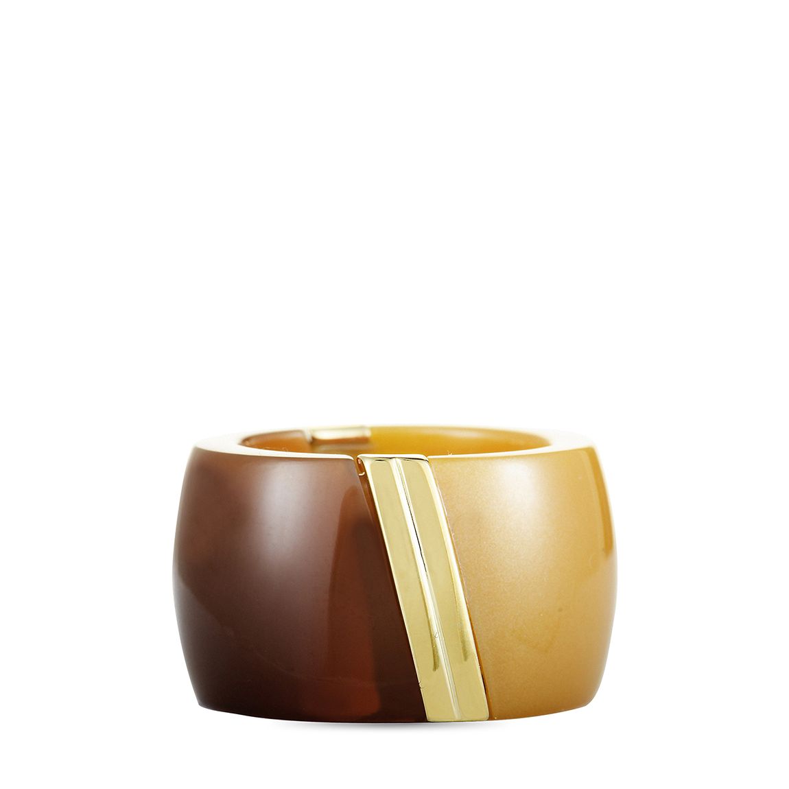 Calvin Klein Stainless Steel and Gold PvD Band Ring main product photo