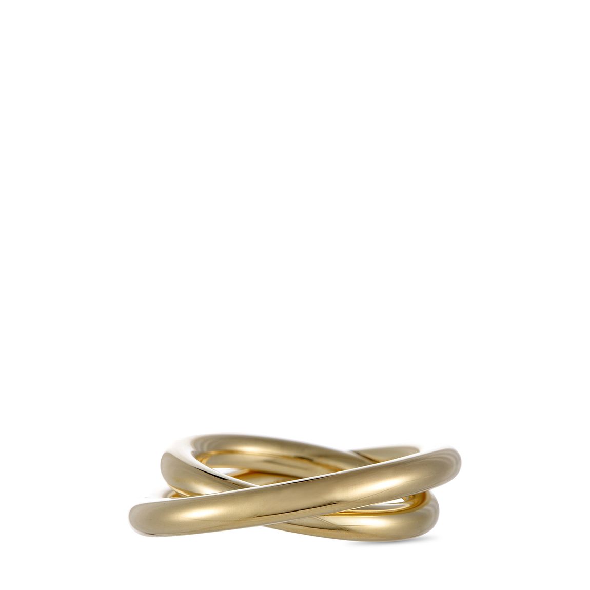 Calvin Klein Stainless Steel and Gold PvD Band Ring main product photo