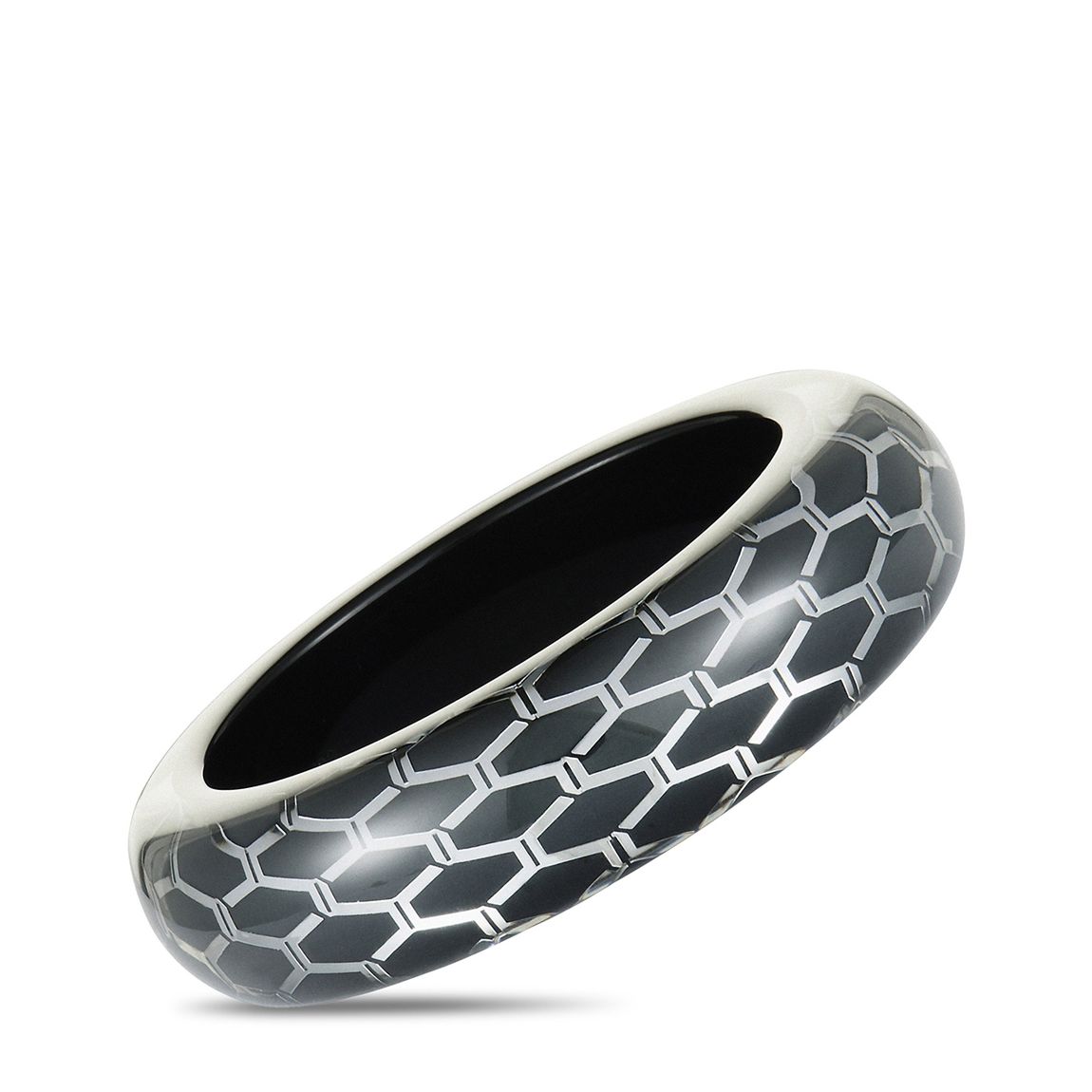 Calvin Klein Stainless Steel and Black PVD Bangle Bracelet main product photo