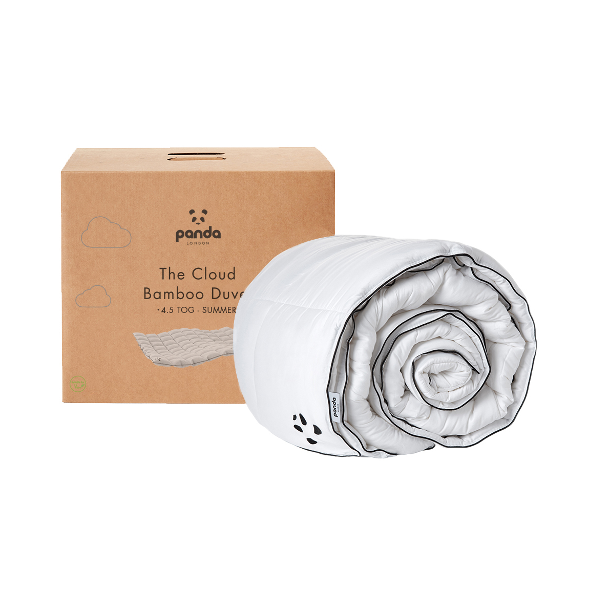 Panda Cloud 4.5 Tog Bamboo Duvet main product photo
