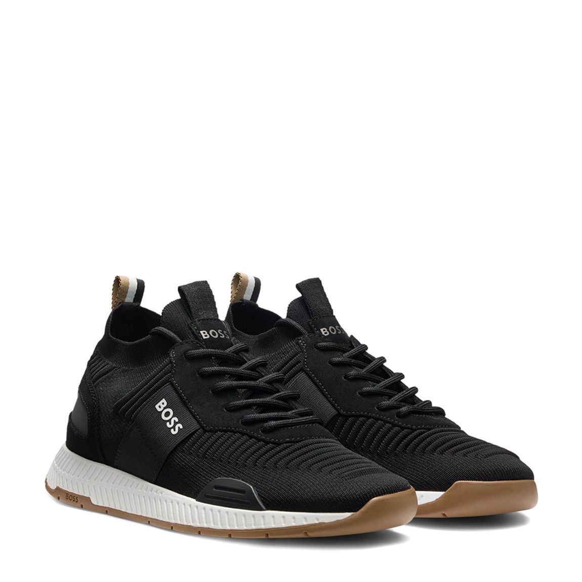 Black Titanium Knst Runner Trainers main product photo