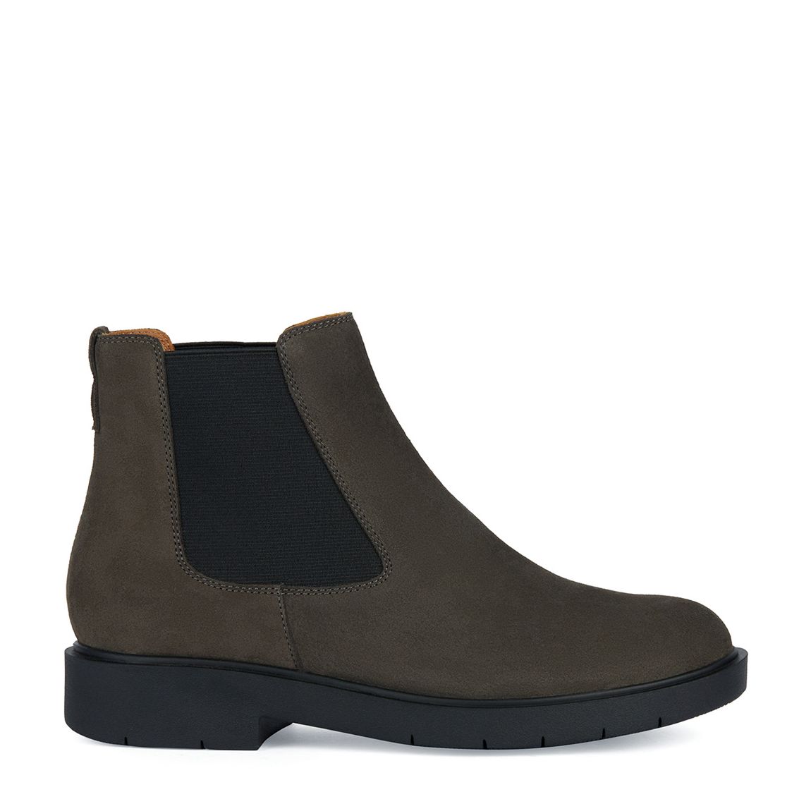Dark Grey Spherica Suede Ankle Boots main product photo