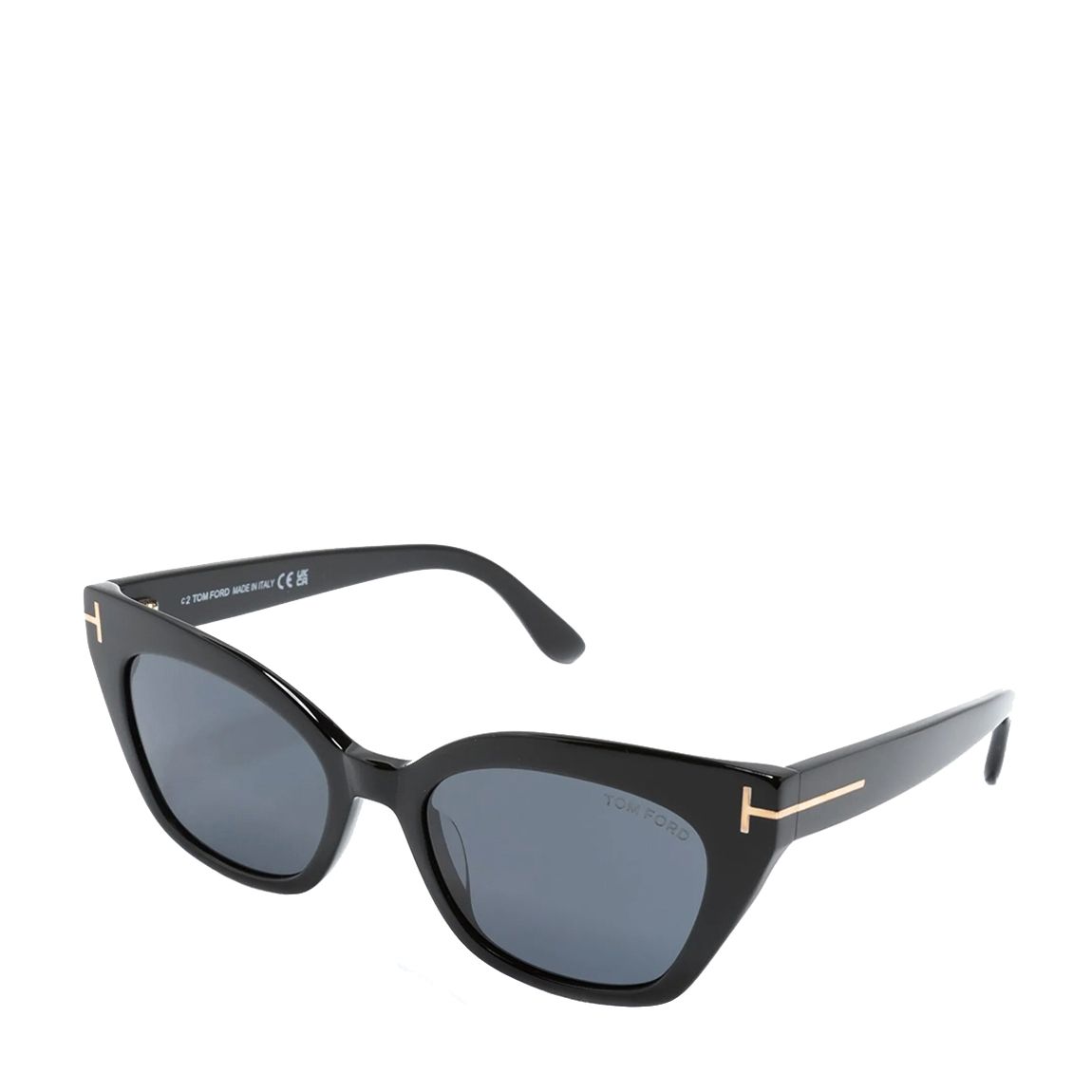 Womens Black Tom Ford Juliette Cat Eye Suglasses 52mm main product photo