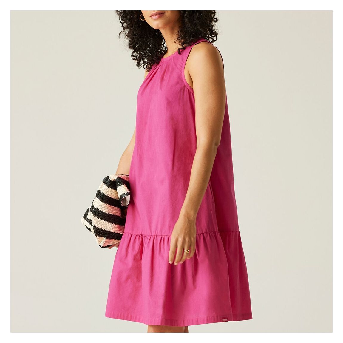 Pink Trisa Smock Dress main product photo