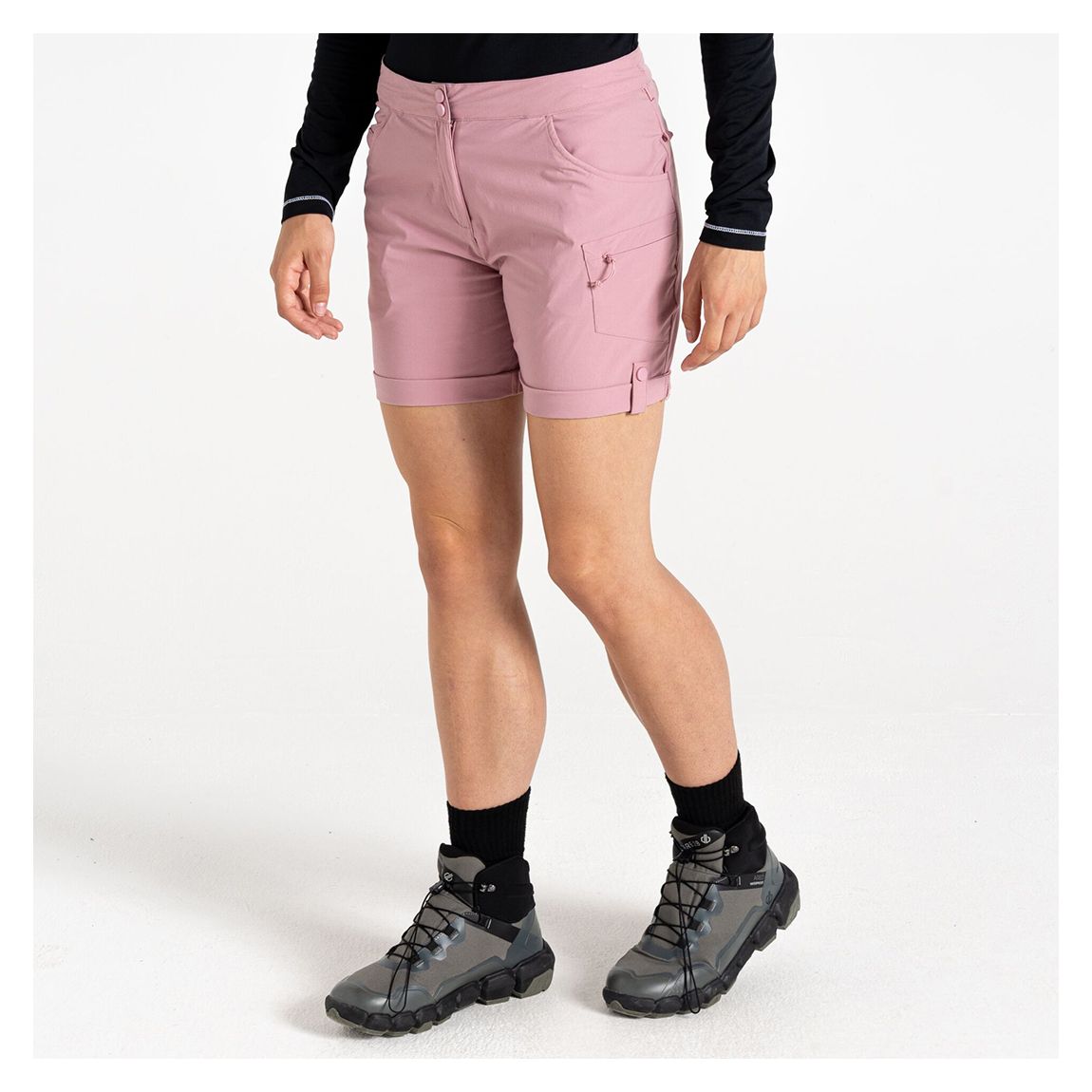 Soft Pink Melodic III Walking Shorts main product photo
