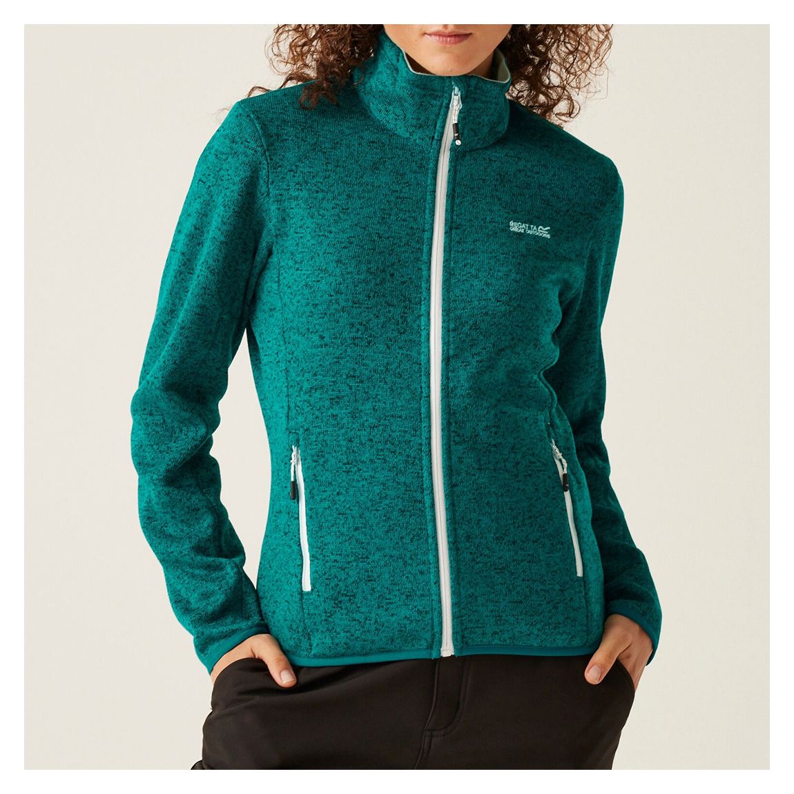 Turquoise Newhill Full Zip Fleece main product photo