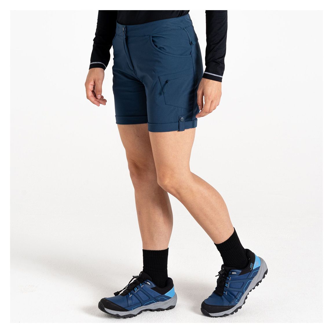 Teal Melodic III Walking Shorts main product photo