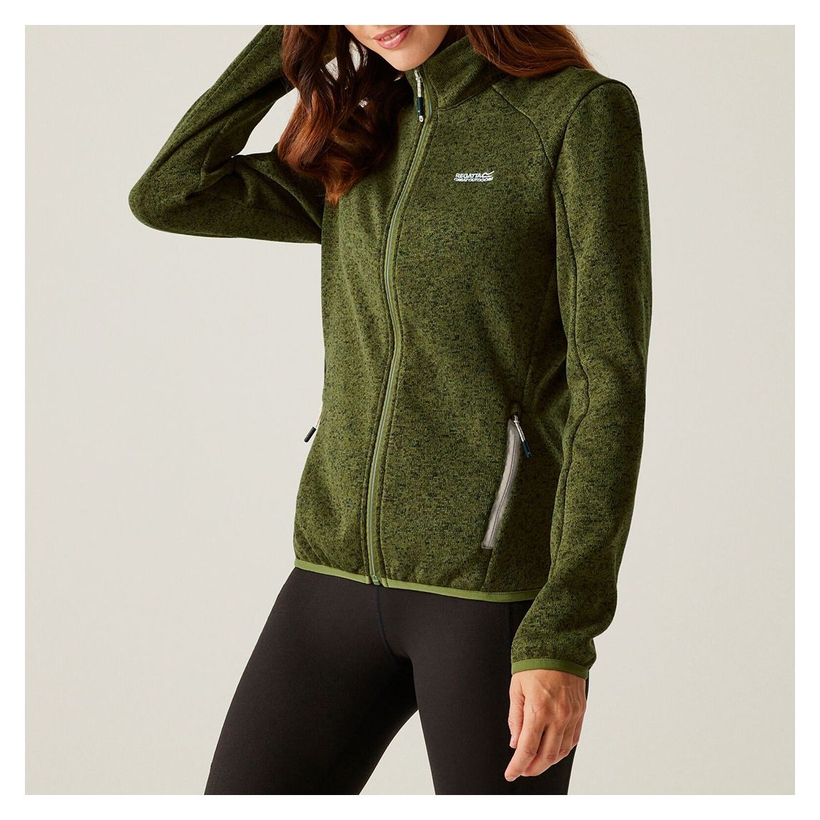 Khaki Newhill II Full Zip Fleece main product photo