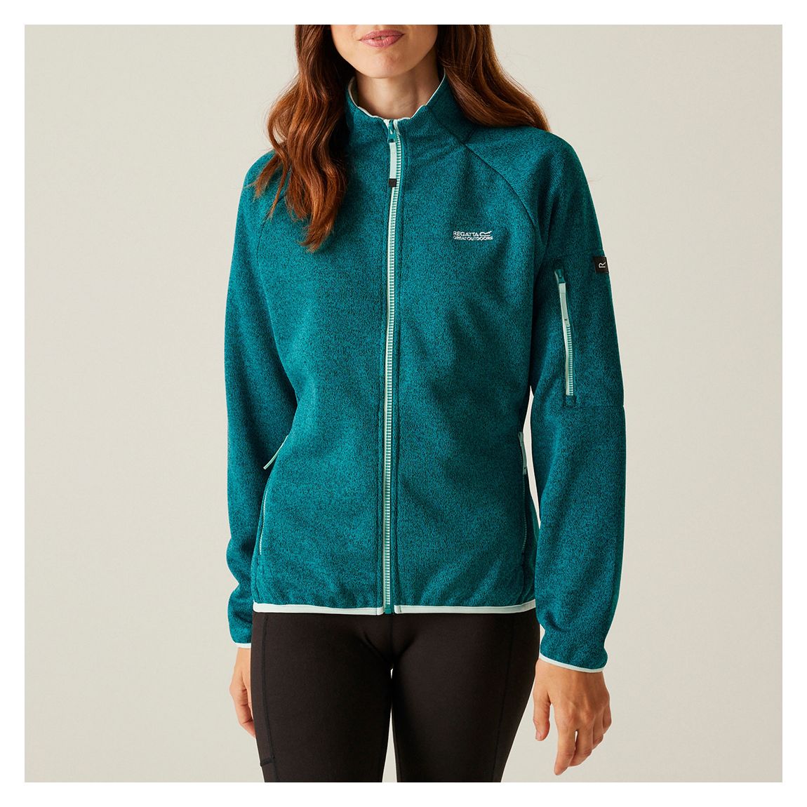 Turquoise Ravenhill Full Zip Fleece main product photo
