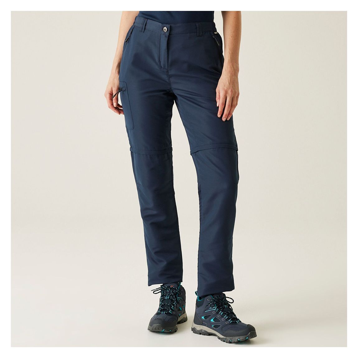 Navy Chaska III Zip Off Walking Trousers main product photo