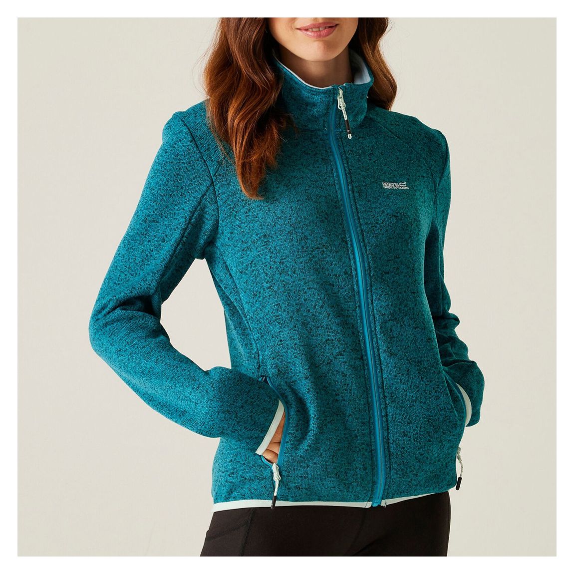 Turquoise Newhill II Full Zip Fleece main product photo