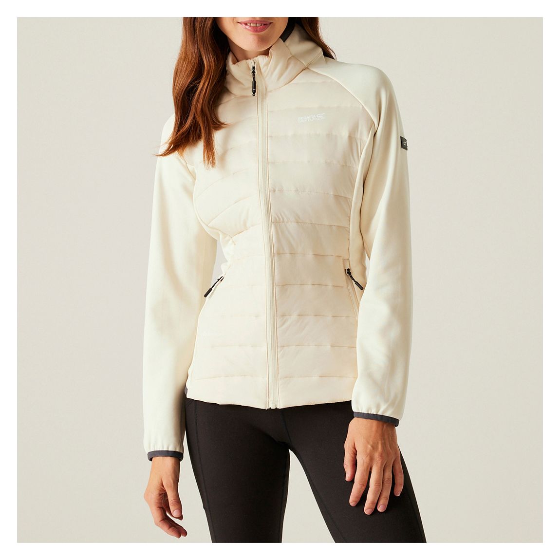 Light Vanilla Clumber V Hybrid Jacket main product photo