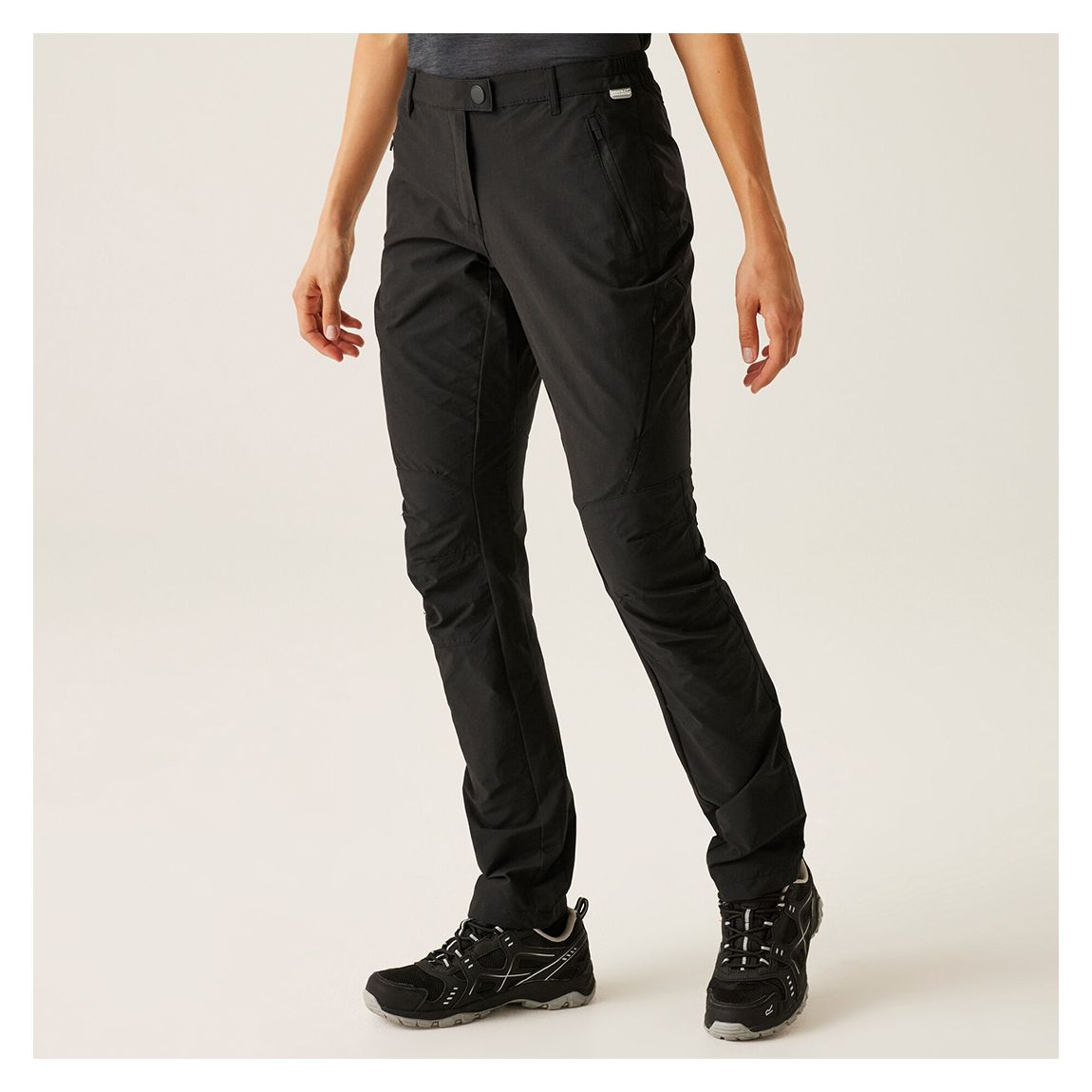 Black Highton Stretch Walking Trousers main product photo