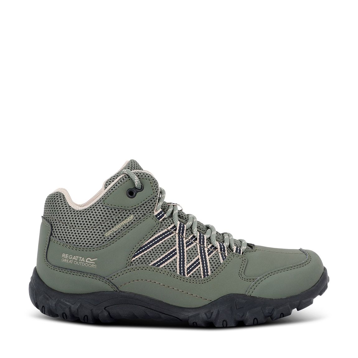 Khaki Edgepoint Waterproof Mid Walking Boots main product photo