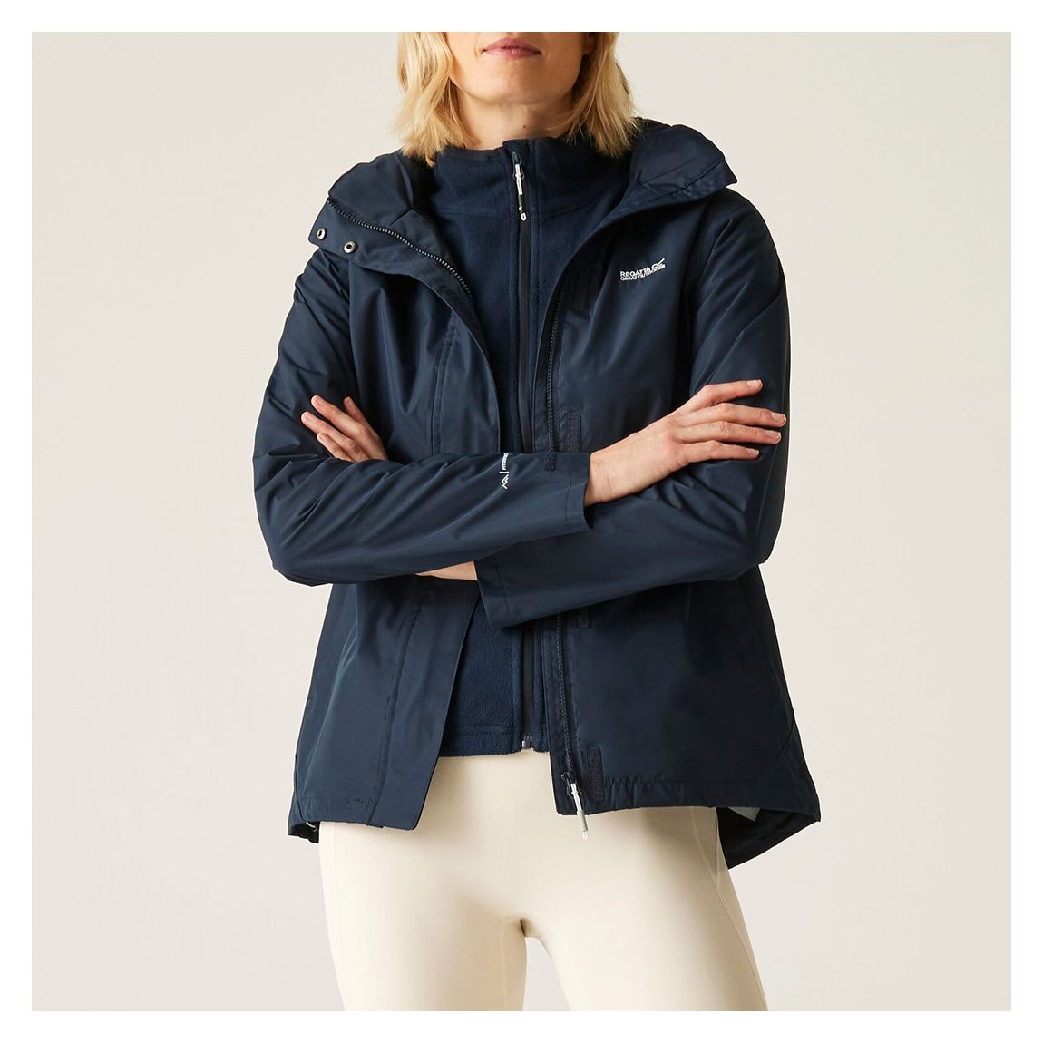 Navy Daysha Waterproof Jacket main product photo