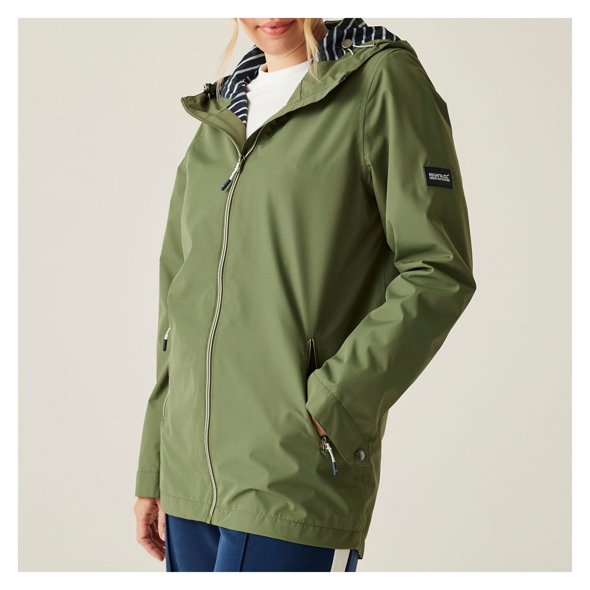 Khaki Brika Waterproof Jacket main product photo