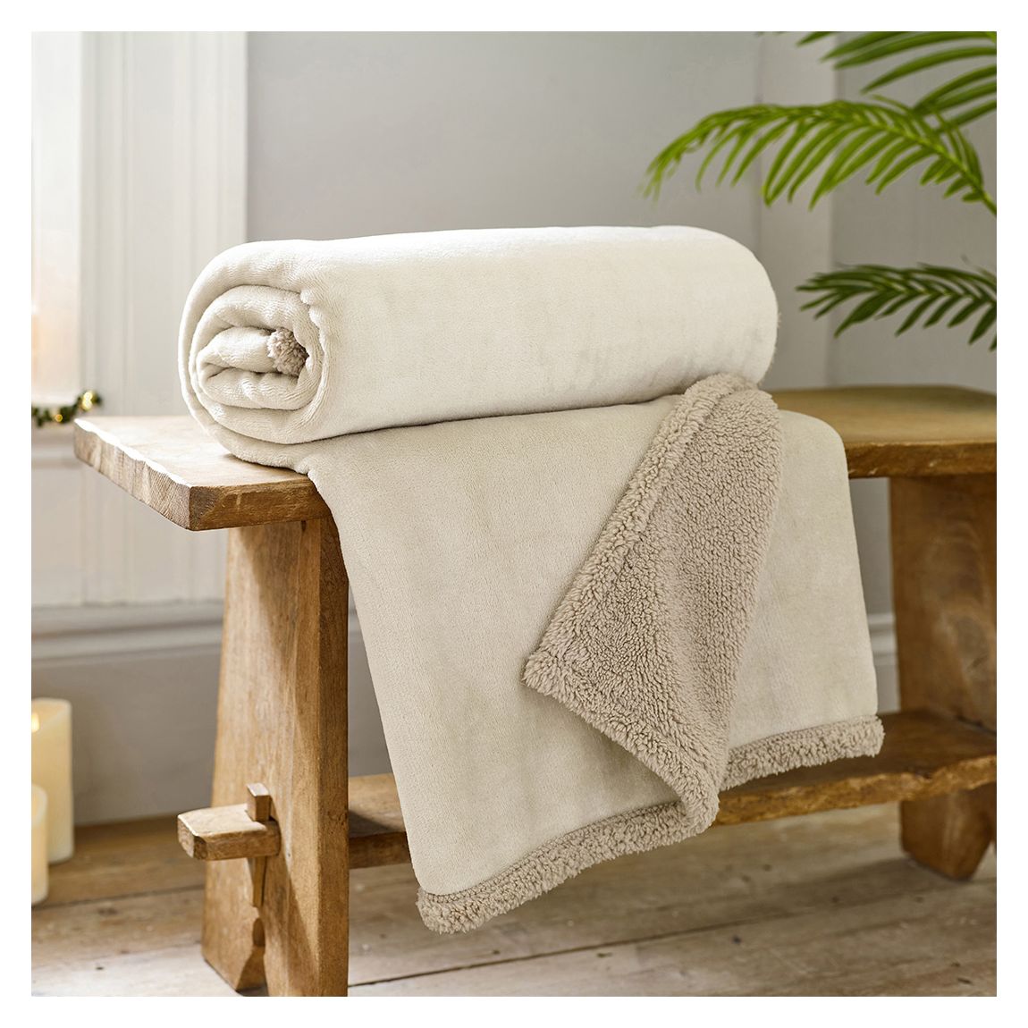 Hazelwood 130x170cm Throw, Oyster Grey main product photo
