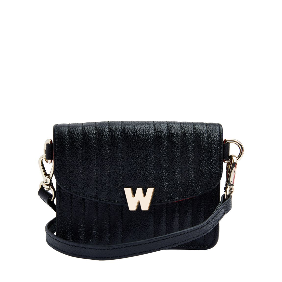 Black Mimi Mini Bag With Wristlet main product photo