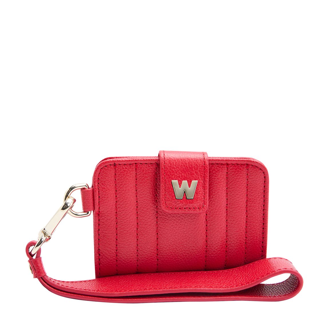 Red Mimi Credit Card Holder With Wristlet main product photo