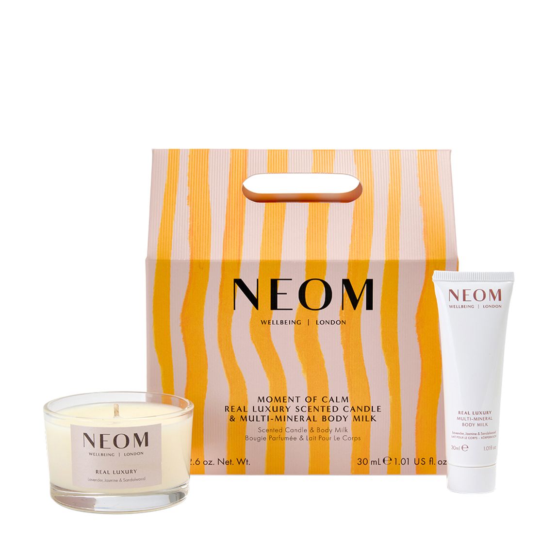 Moment Of Calm Gift Set (75g candle & 30ml body milk) main product photo