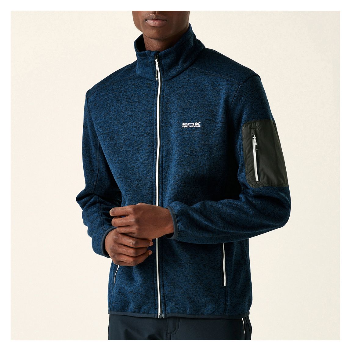 Navy Newhill Full Zip Fleece main product photo