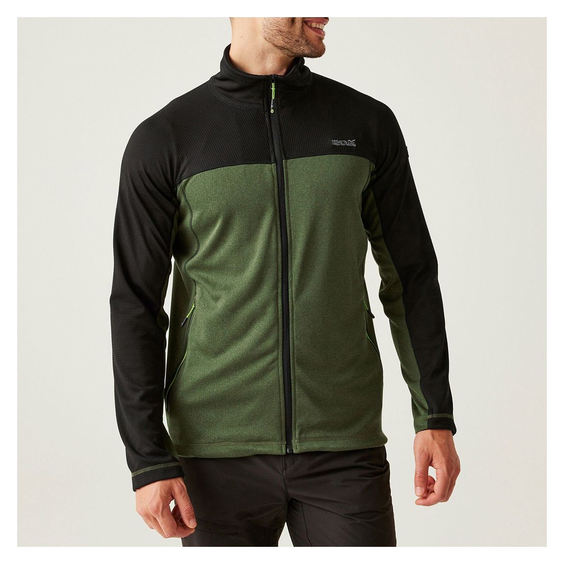 Khaki/Black Highton V Full Zip Fleece main product photo
