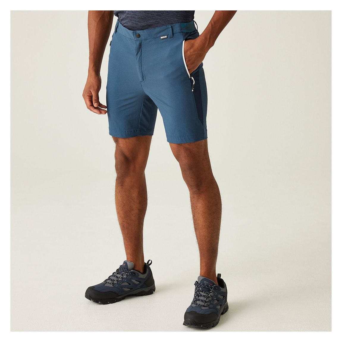 Teal/Navy Mountain II Walking Shorts main product photo