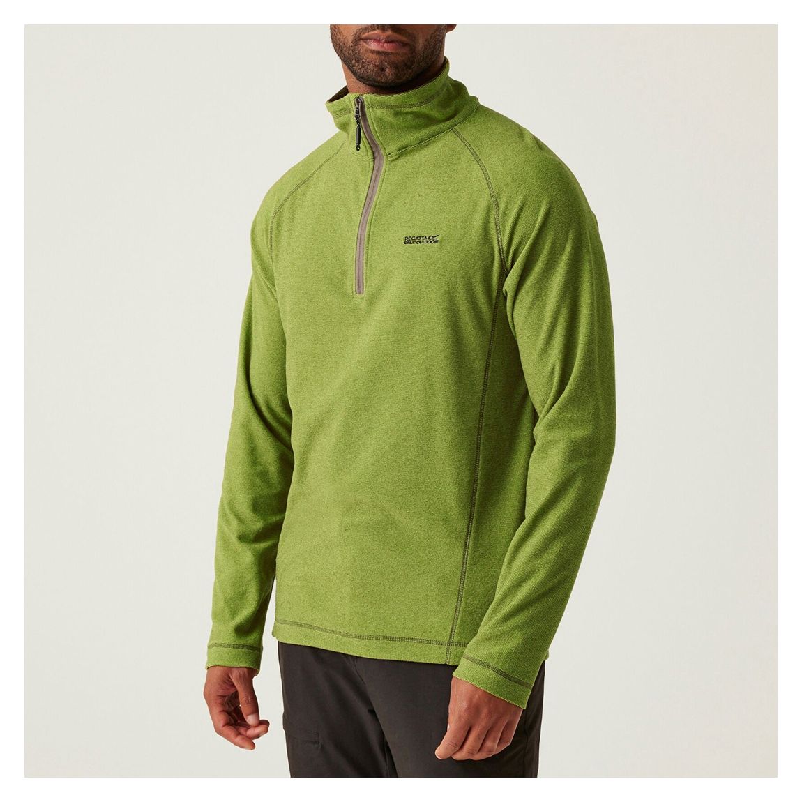 Lime Montes Lightweight Half Zip Fleece main product photo