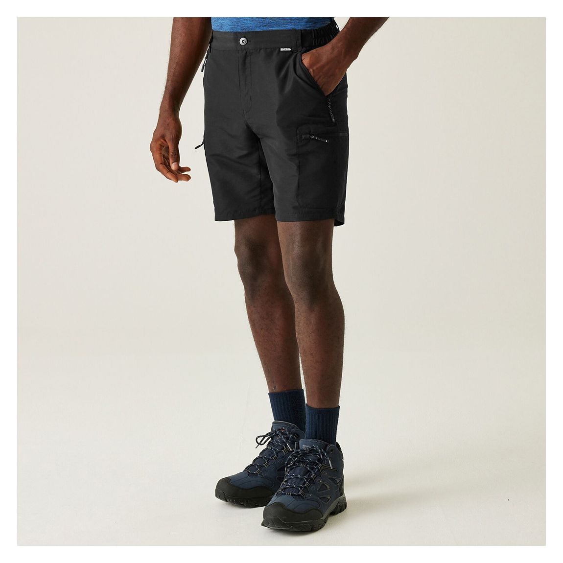 Black Leesville III Walking Shorts main product photo