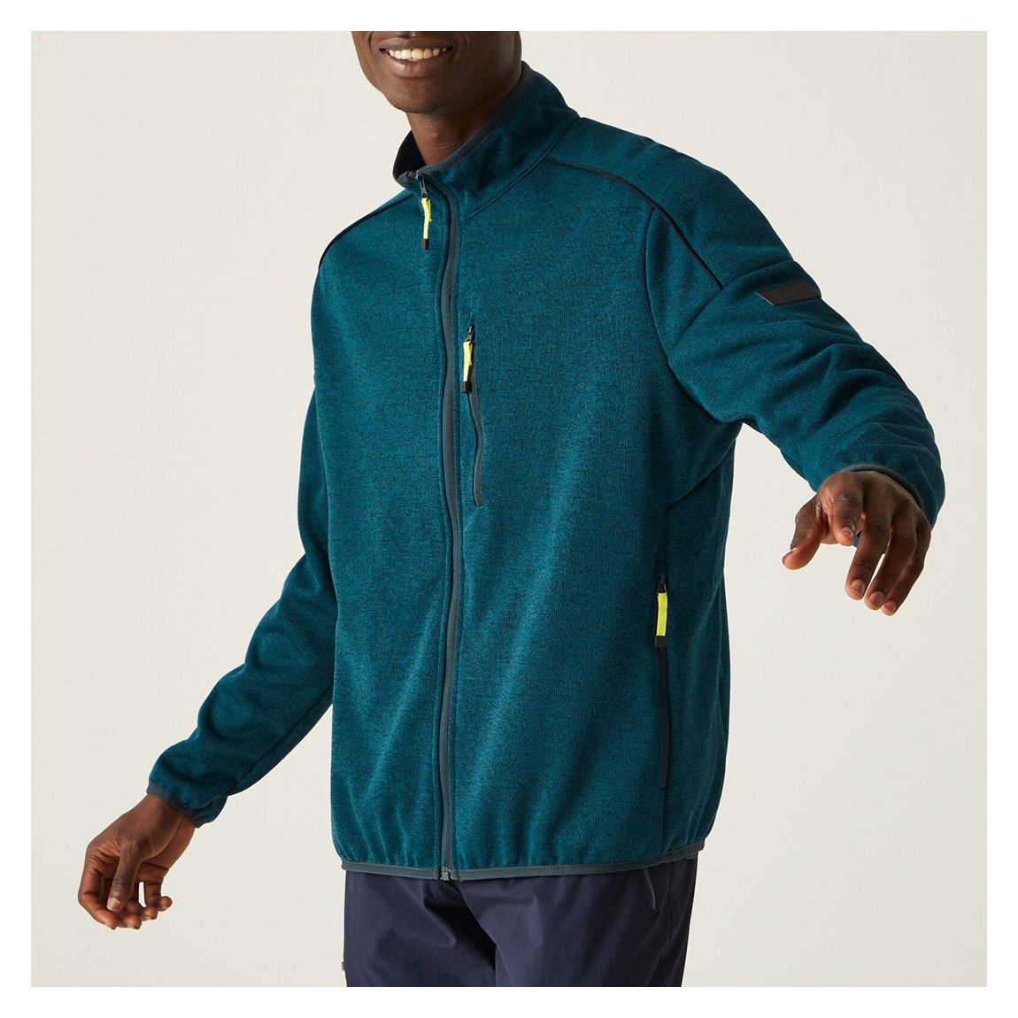 Teal/Navy Kames Full Zip Fleece main product photo