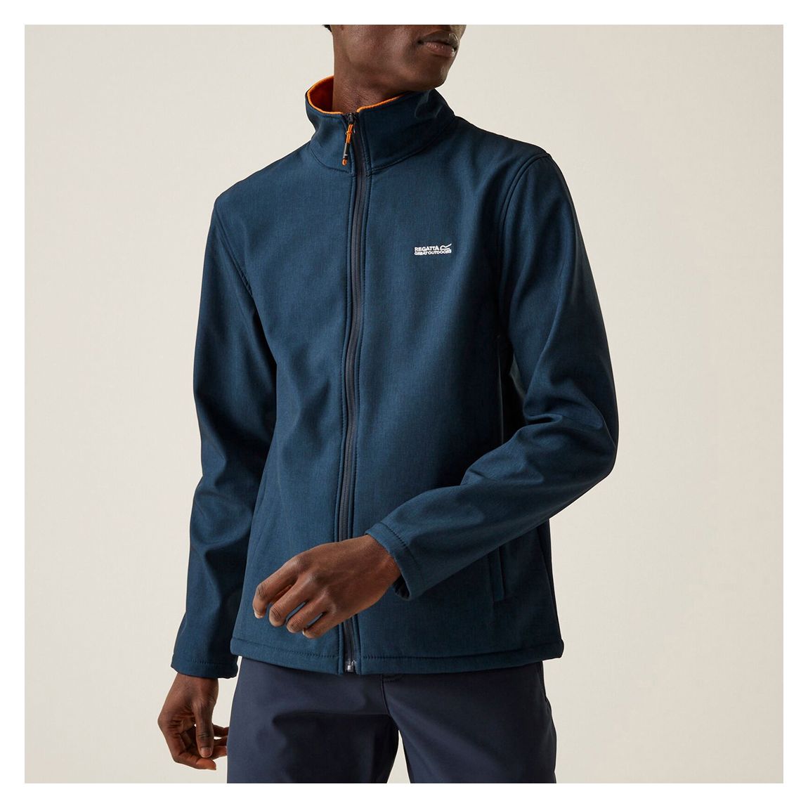 Navy Marl Cera V Softshell Jacket main product photo