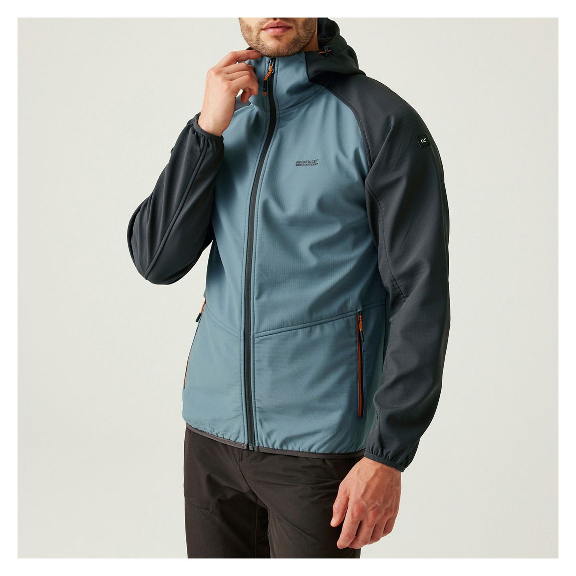 Slate/Charcoal Arec III Softshell Jacket main product photo