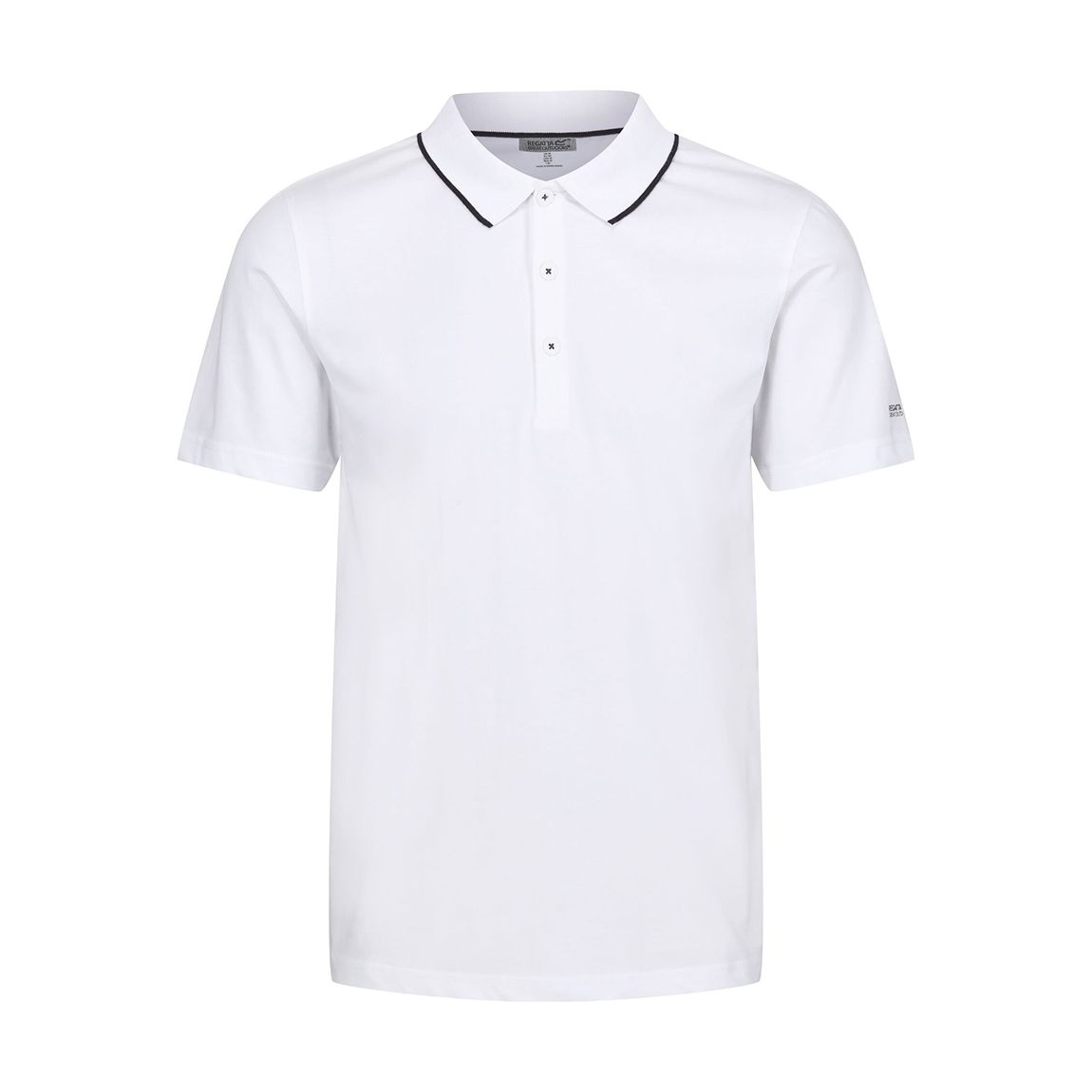 White Forley Polo Top main product photo