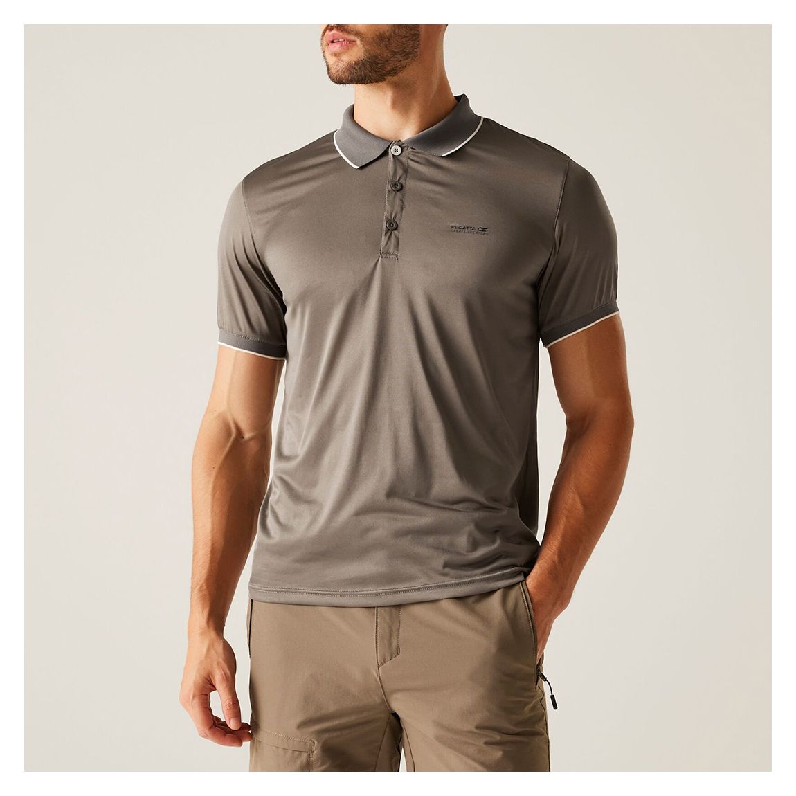 Mushroom Remex II Jersey Polo Shirt main product photo