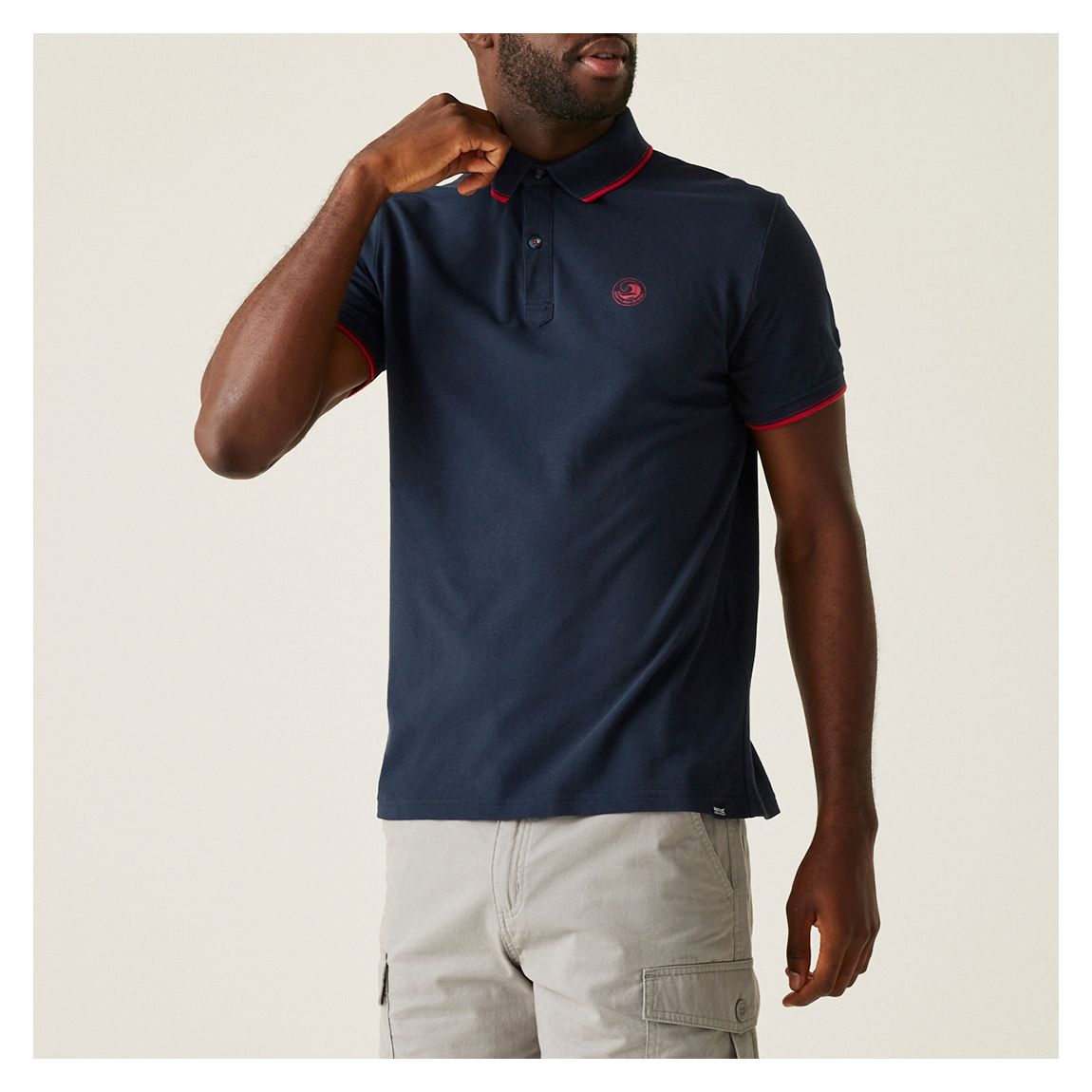 Navy/Red Tadeo II Polo Shirt main product photo