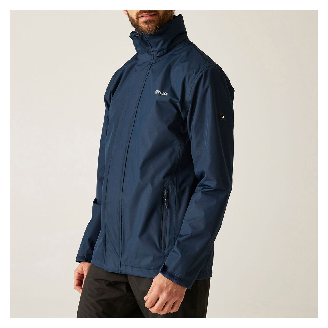 Navy Matt Waterproof Jacket main product photo