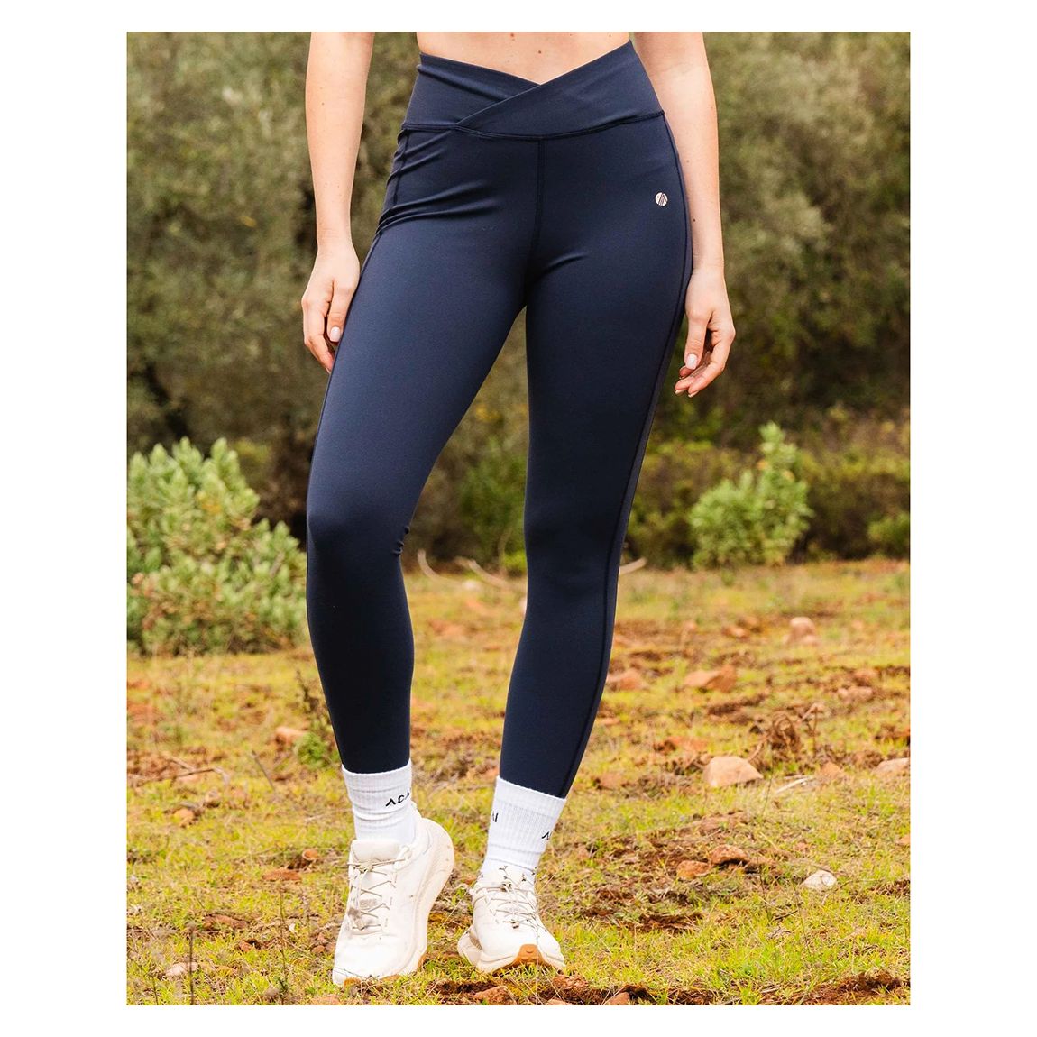 Navy Encompass Full Length Leggings main product photo