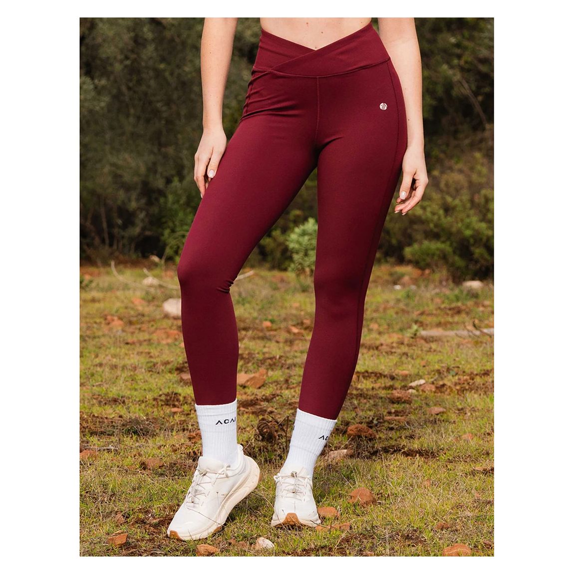 Roasted Fig Encompass Full Length Leggings main product photo