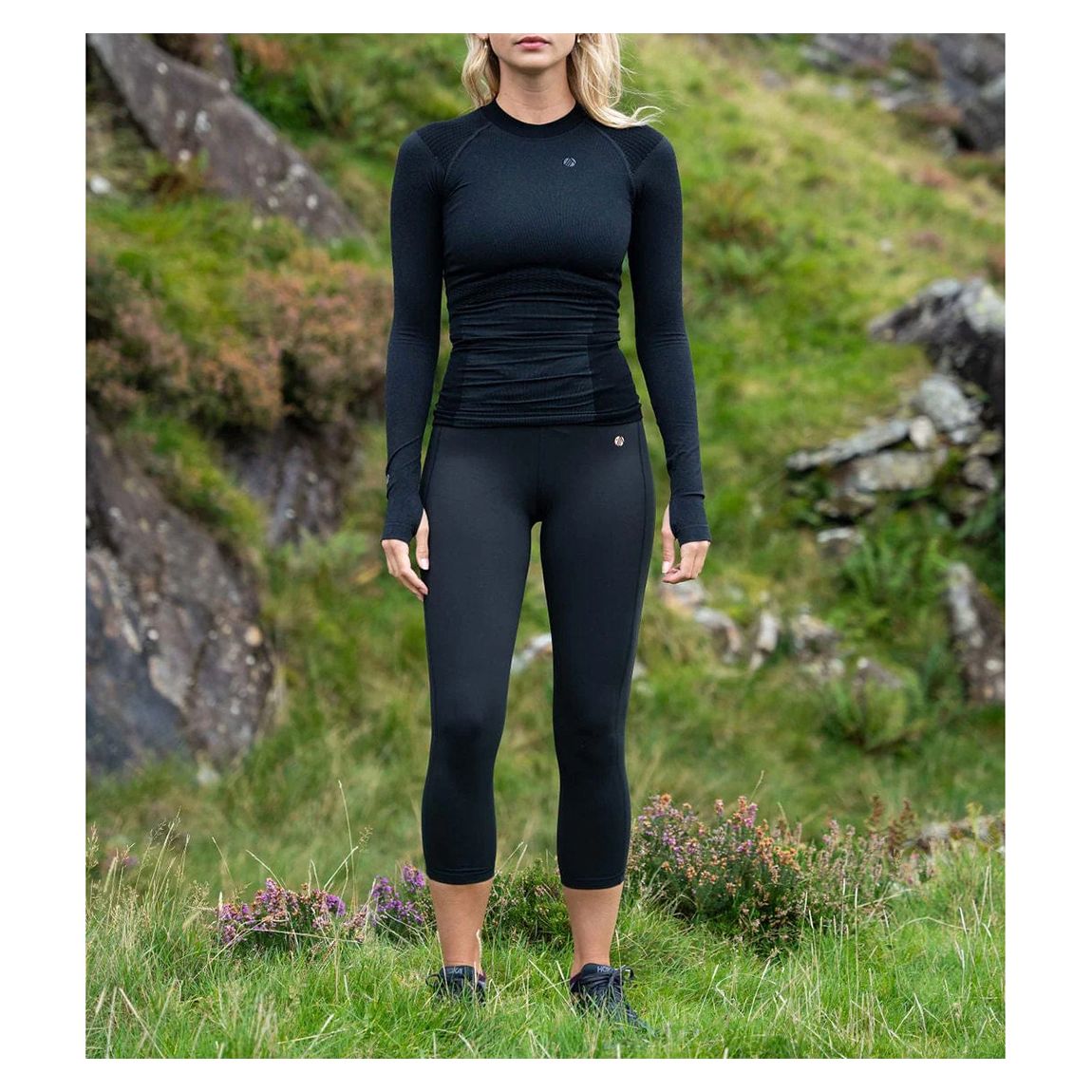 Black Encompass 7/8 Leggings main product photo