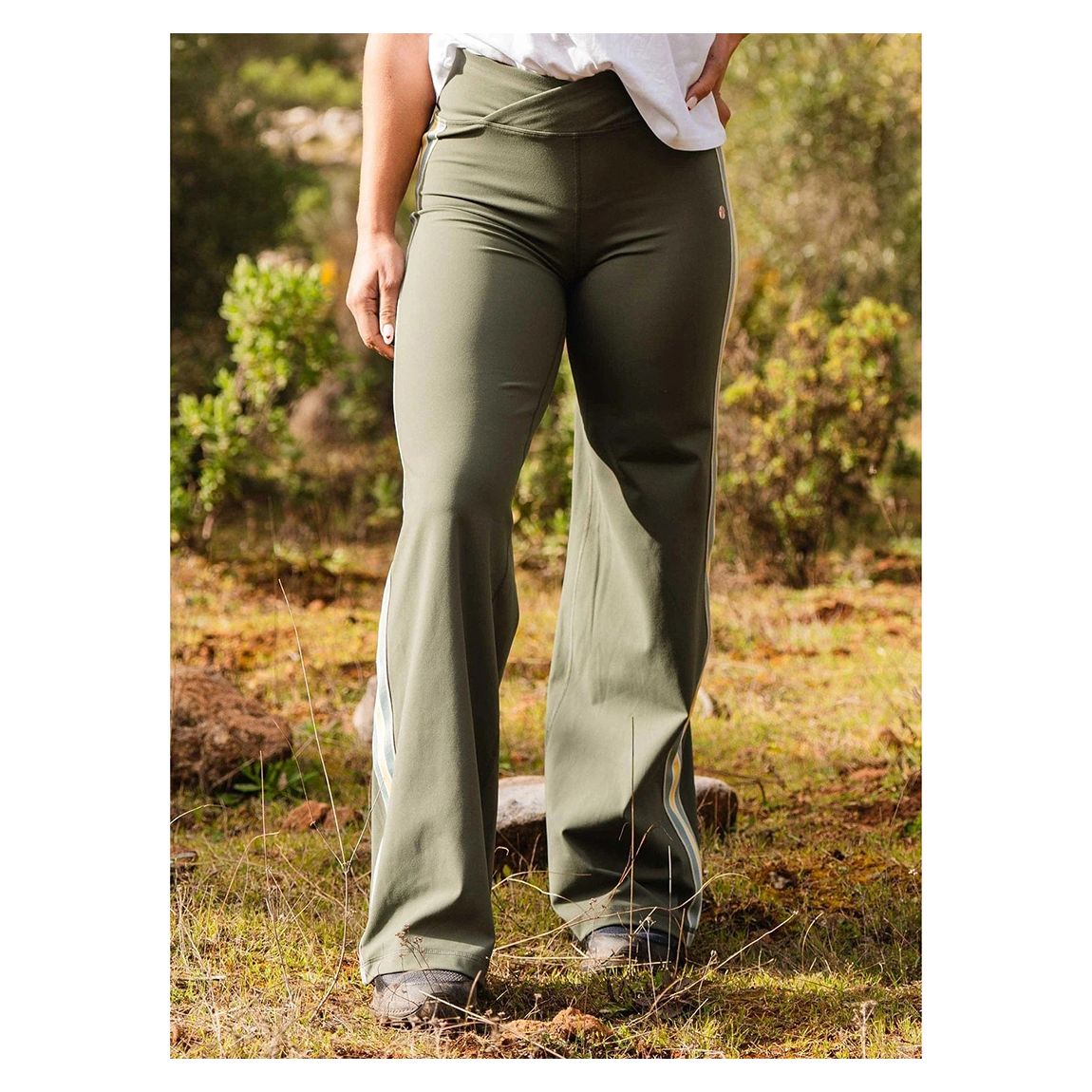 Khaki Encompass Straight Leg Trousers main product photo