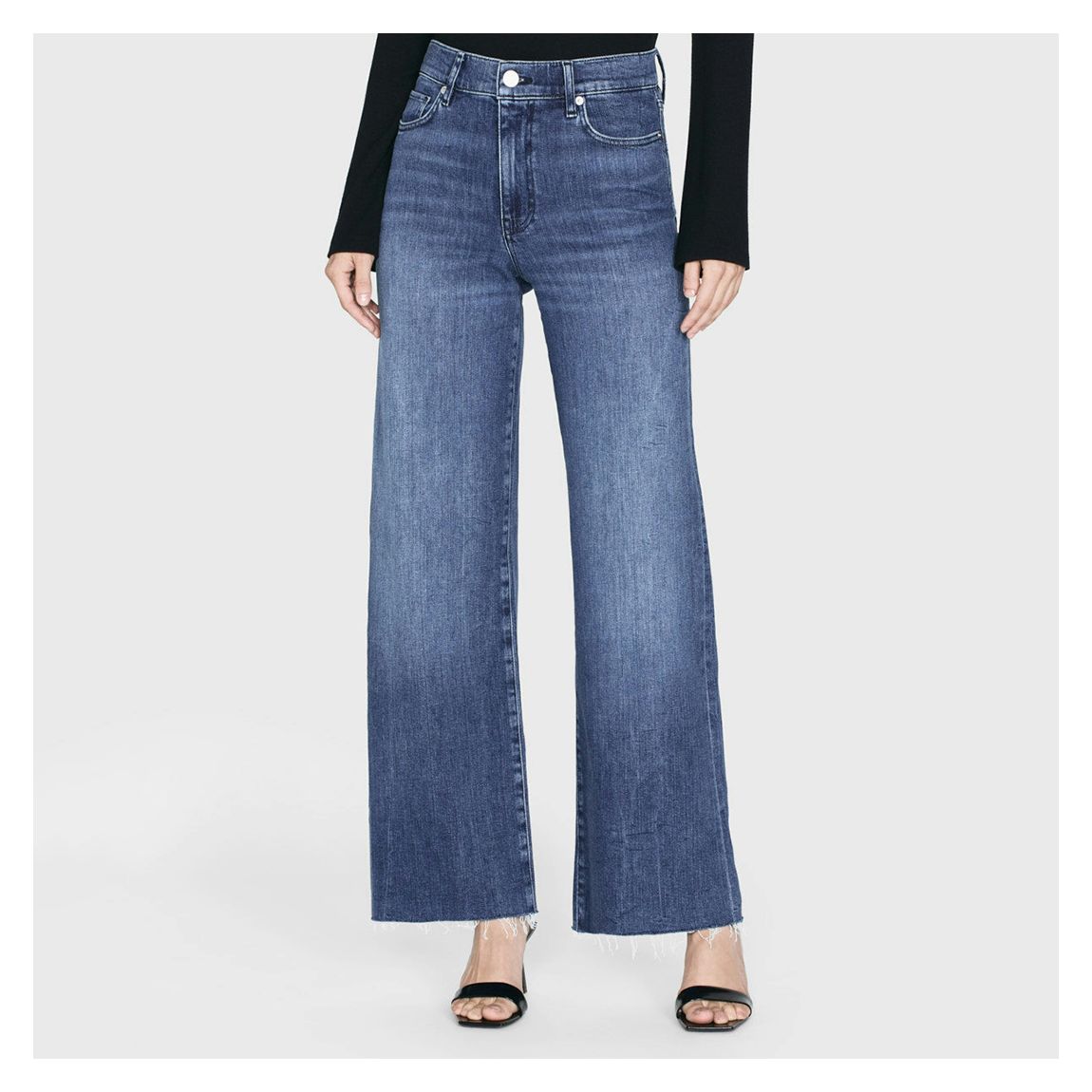 Blue Le Slim Palazzo Raw After Jean main product photo